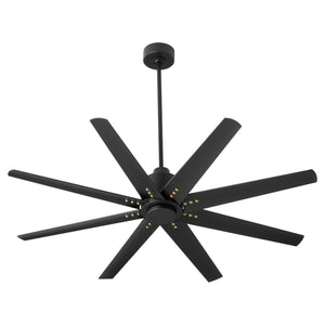 Oxygen - 3-112-1515 - 56"Ceiling Fan - Fleet - Black W/ Black Blades