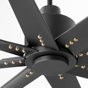 Oxygen - 3-112-1515 - 56"Ceiling Fan - Fleet - Black W/ Black Blades