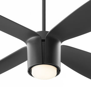 Oxygen - 3-116-15 - 60"Ceiling Fan - Samaran - Black