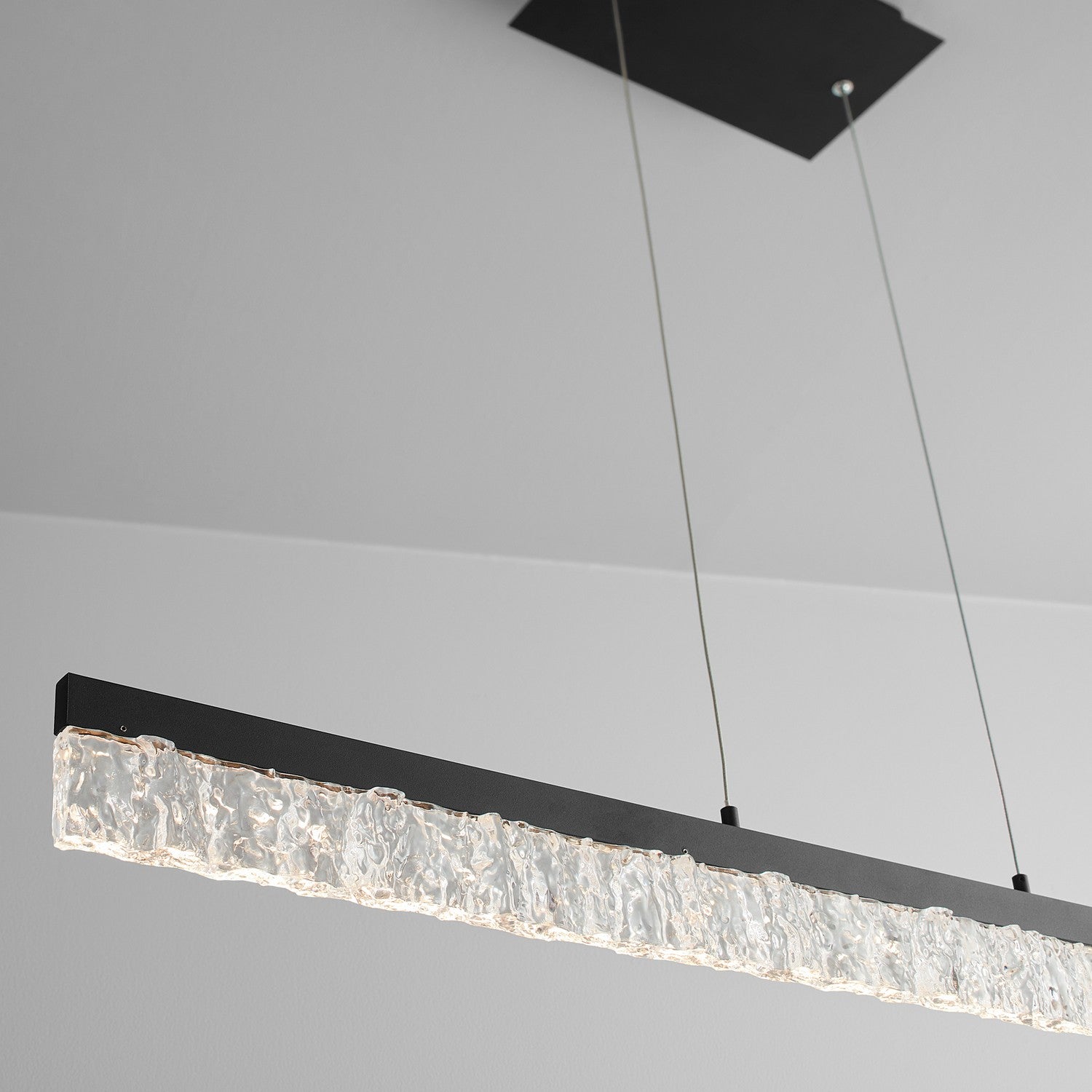 Oxygen - 3-421-15 - LED Linear Pendant - Landon - Black