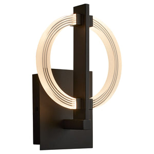 Oxygen - 3-5014-15 - LED Wall Sconce - Arena - Black