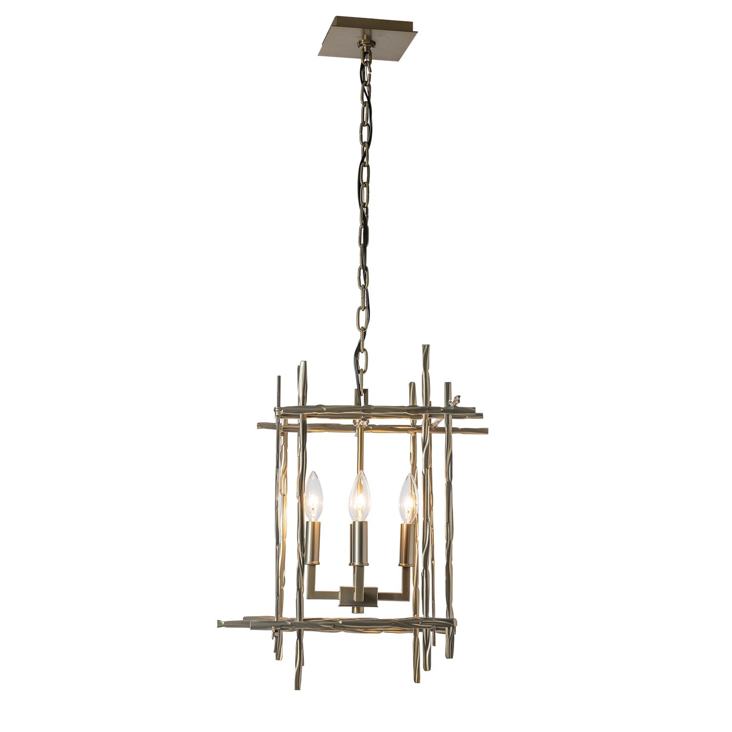 Hubbardton Forge - 101315-SKT-86 - Four Light Chandelier - Tura - Modern Brass