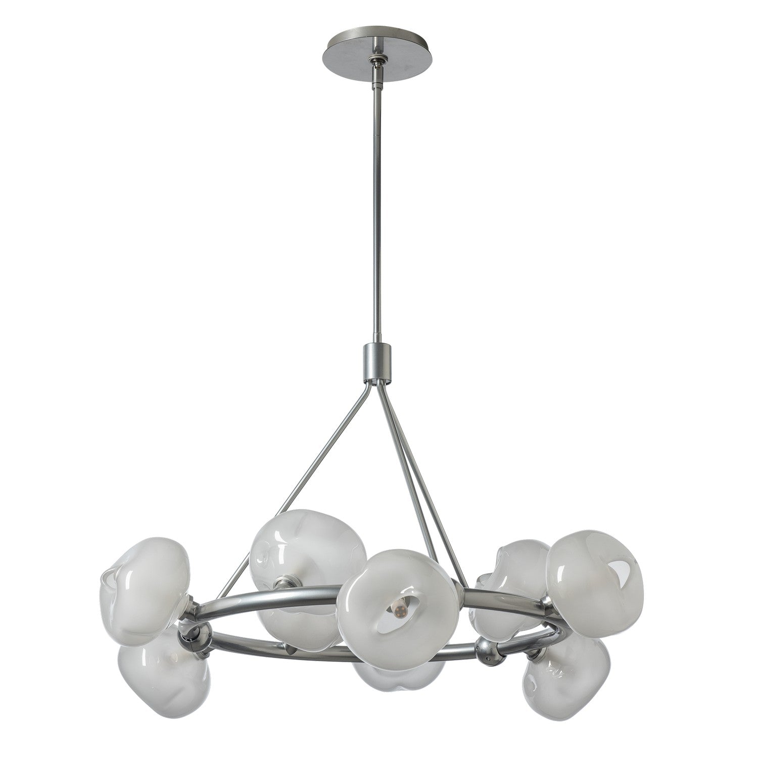 Hubbardton Forge - 131069-SKT-MULT-85-FD0710 - Nine Light Pendant - Ume - Sterling