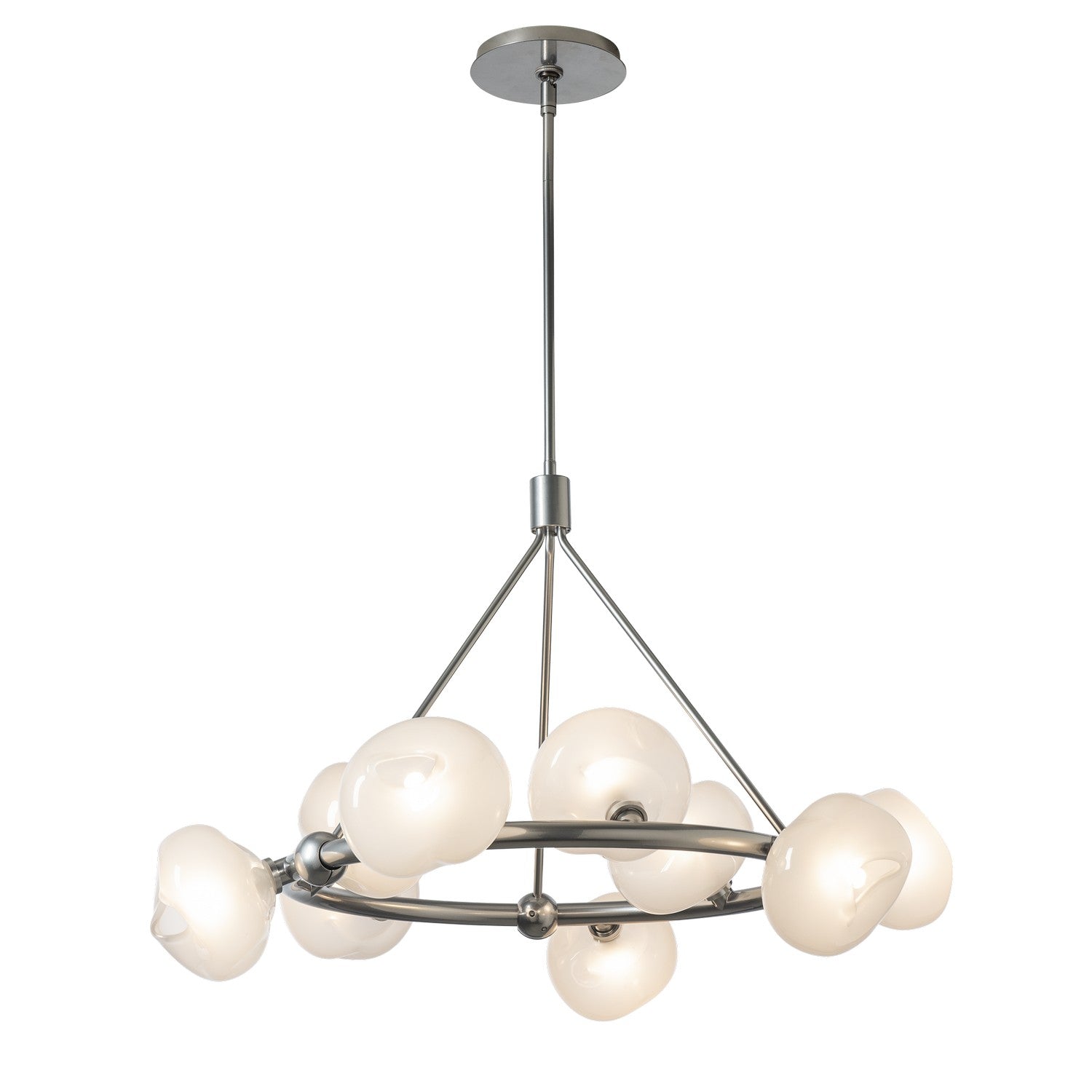 Hubbardton Forge - 131069-SKT-MULT-85-FD0710 - Nine Light Pendant - Ume - Sterling