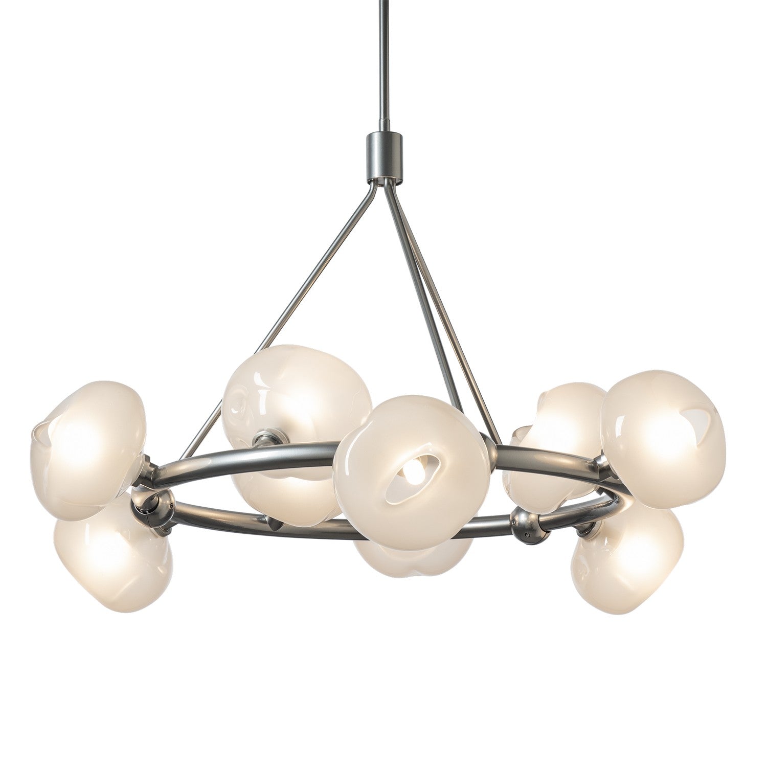 Hubbardton Forge - 131069-SKT-MULT-85-FD0710 - Nine Light Pendant - Ume - Sterling