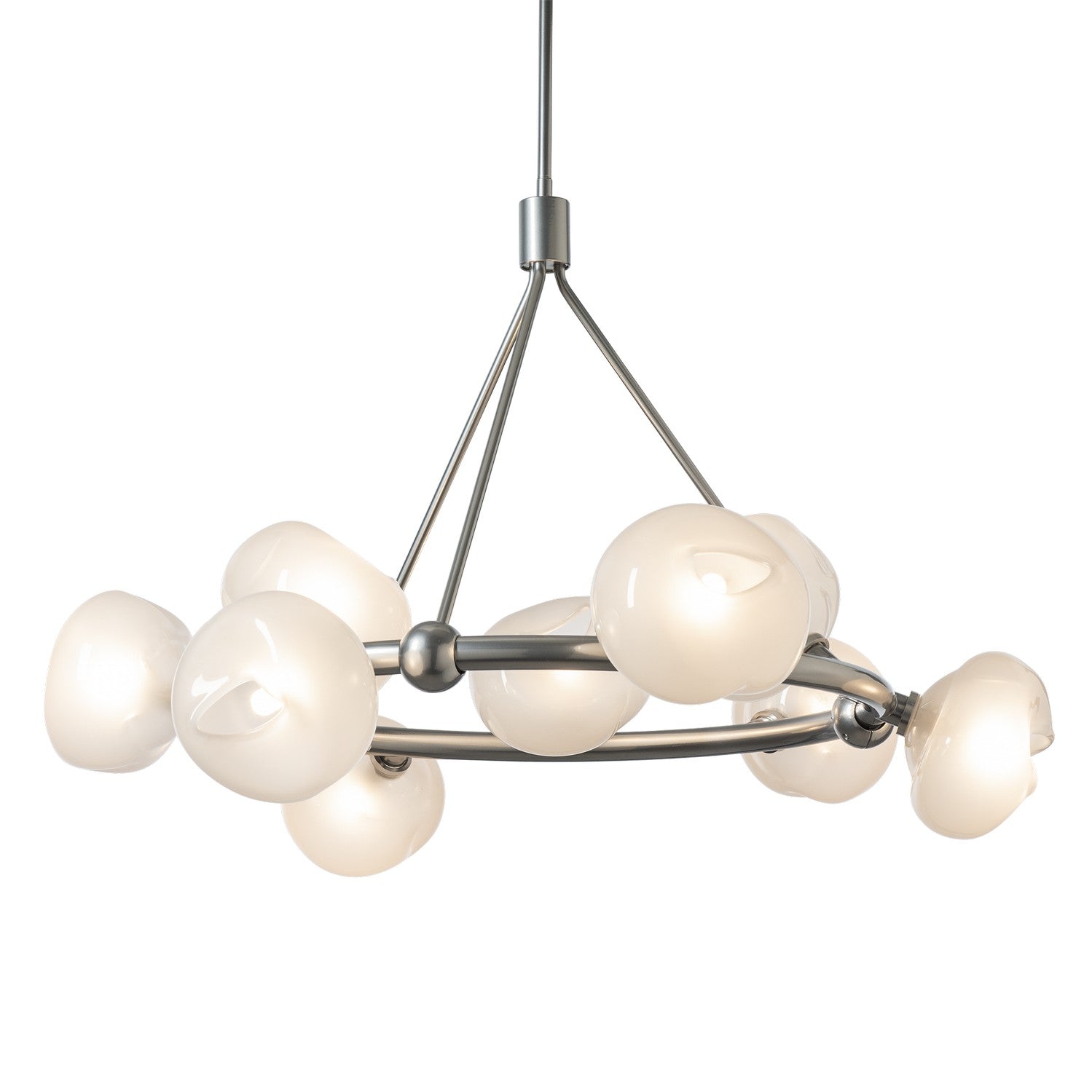 Hubbardton Forge - 131069-SKT-MULT-85-FD0710 - Nine Light Pendant - Ume - Sterling