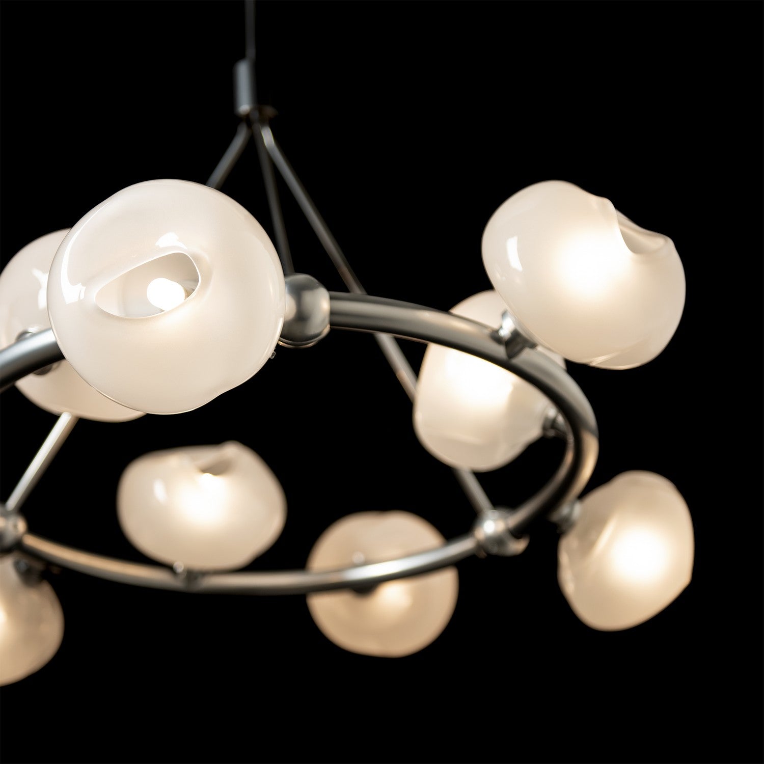 Hubbardton Forge - 131069-SKT-MULT-85-FD0710 - Nine Light Pendant - Ume - Sterling