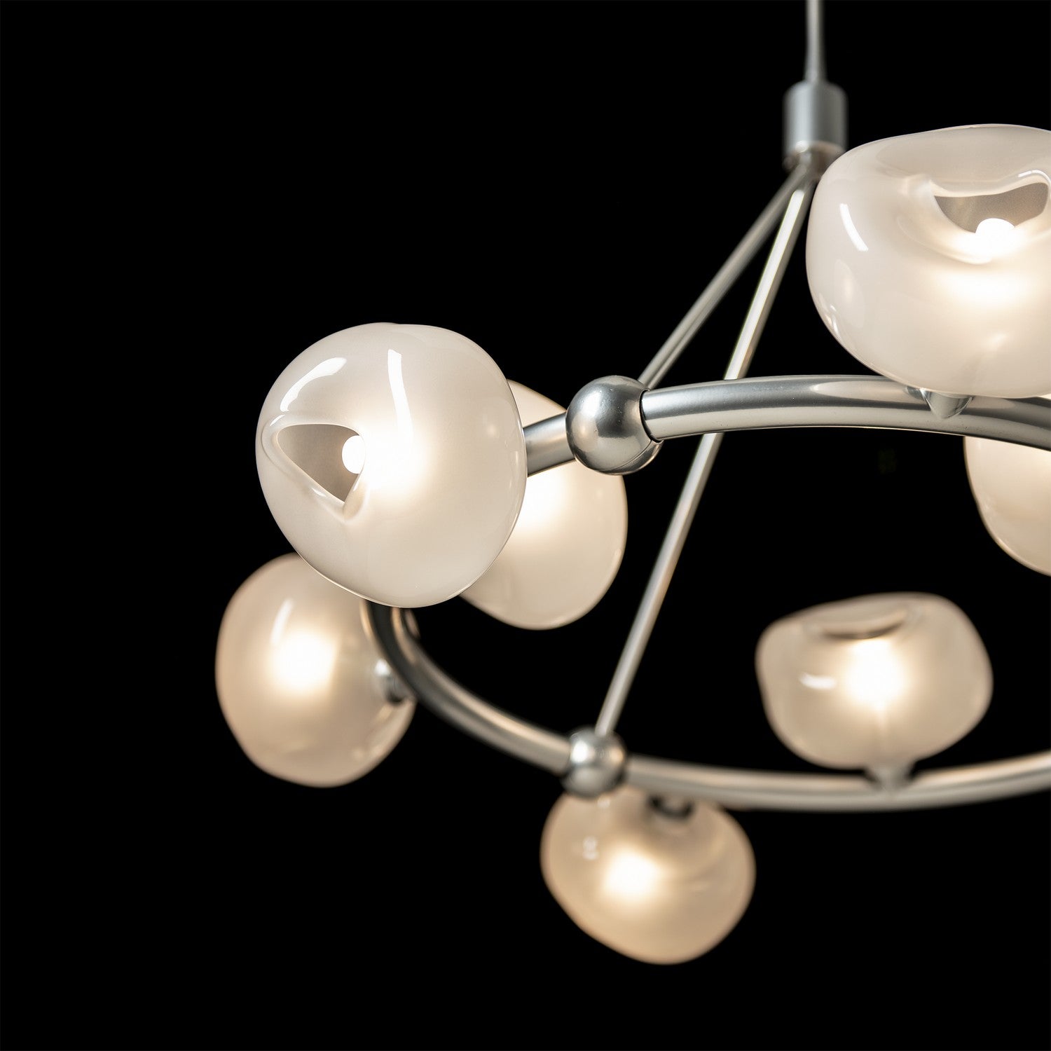 Hubbardton Forge - 131069-SKT-MULT-85-FD0710 - Nine Light Pendant - Ume - Sterling