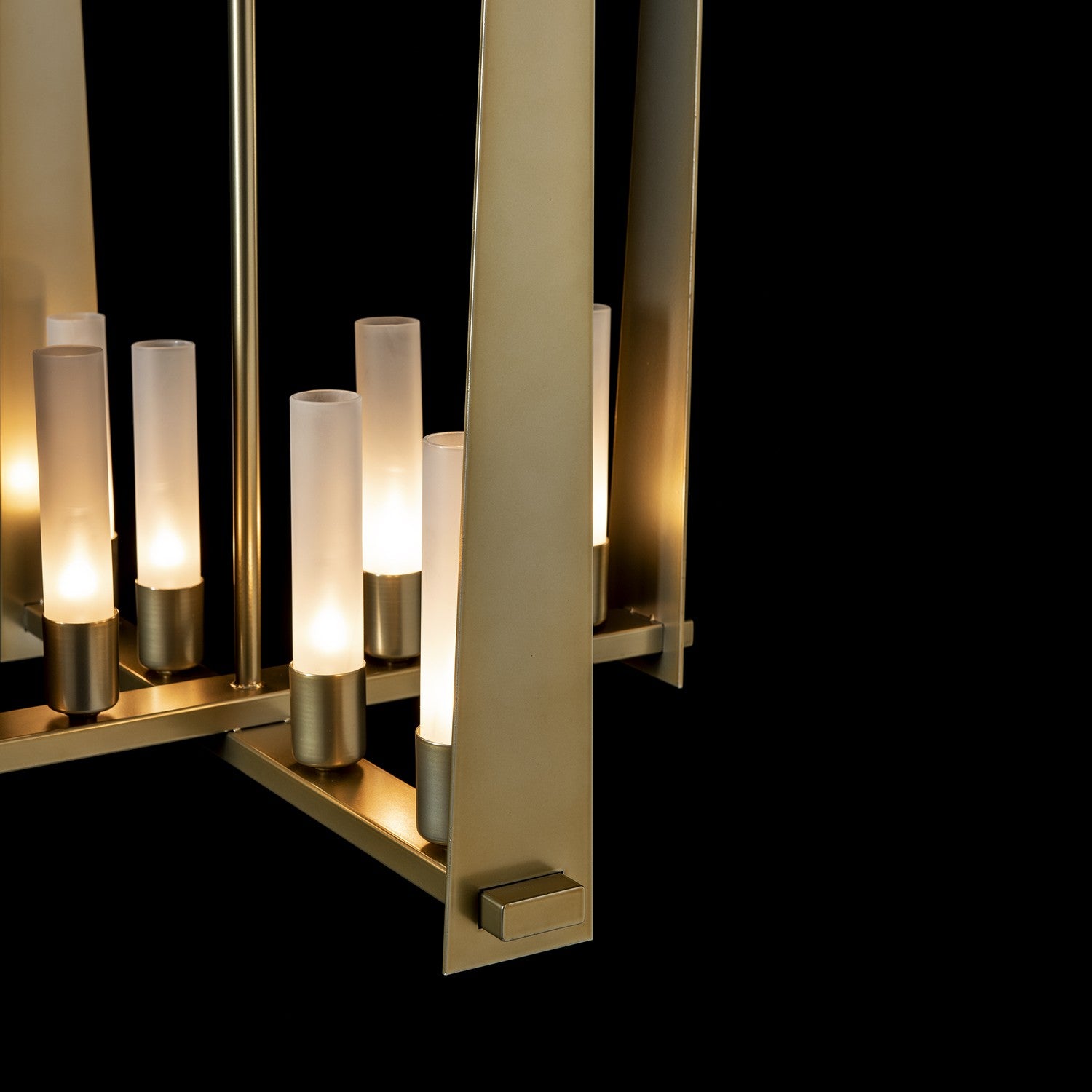 Hubbardton Forge - 131071-SKT-MULT-86-FD0611 - Eight Light Pendant - Triomphe - Modern Brass