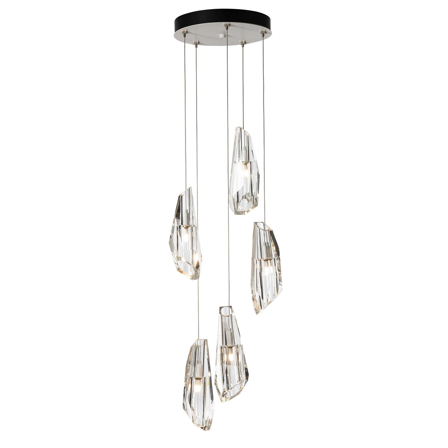 Hubbardton Forge - 131121-SKT-STND-02-CR - Luma 5-Light Pendant - Luma - White