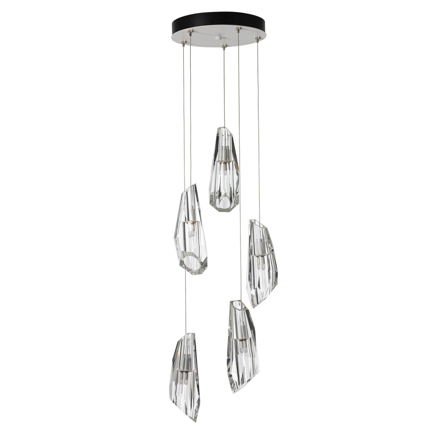 Hubbardton Forge - 131121-SKT-STND-02-CR - Luma 5-Light Pendant - Luma - White