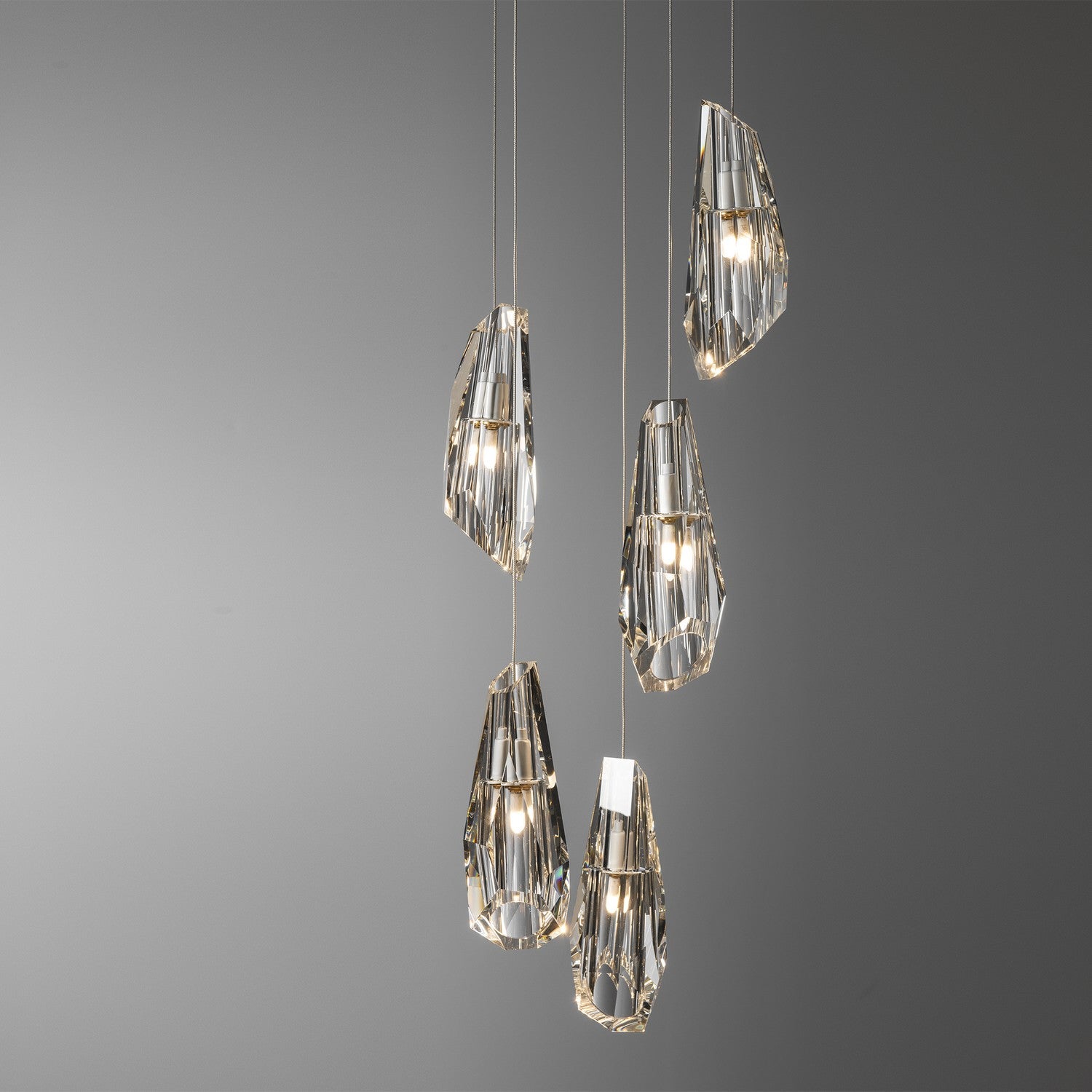 Hubbardton Forge - 131121-SKT-STND-02-CR - Luma 5-Light Pendant - Luma - White