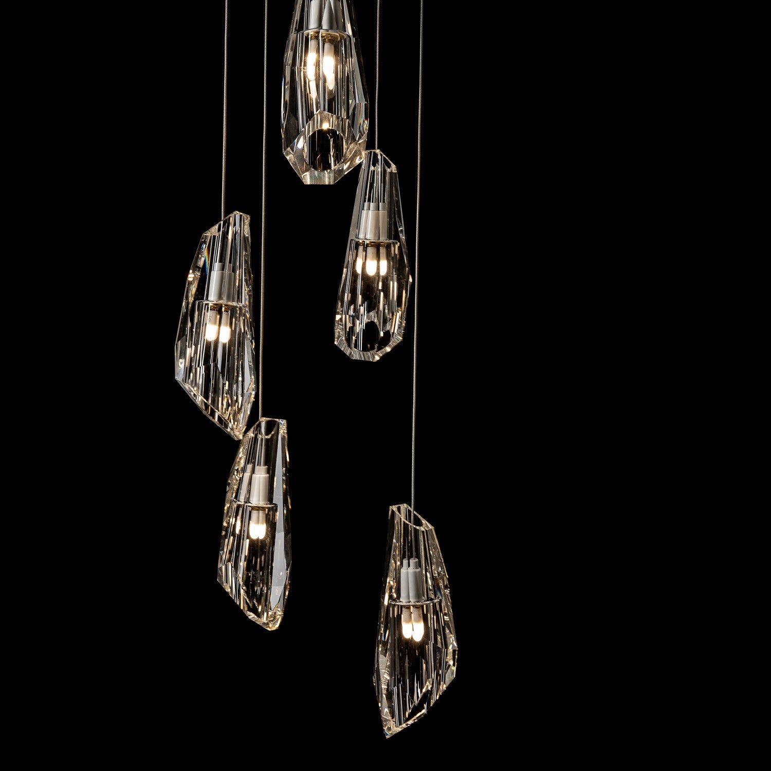Hubbardton Forge - 131121-SKT-STND-02-CR - Luma 5-Light Pendant - Luma - White