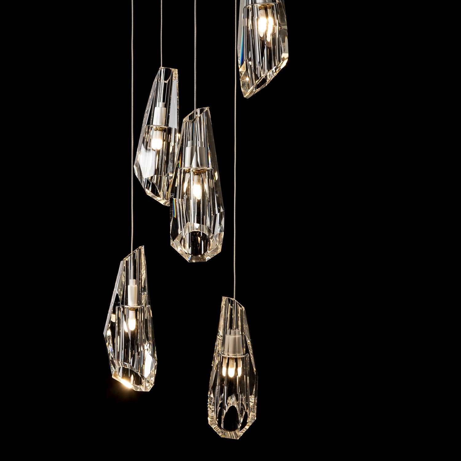 Hubbardton Forge - 131121-SKT-STND-02-CR - Luma 5-Light Pendant - Luma - White