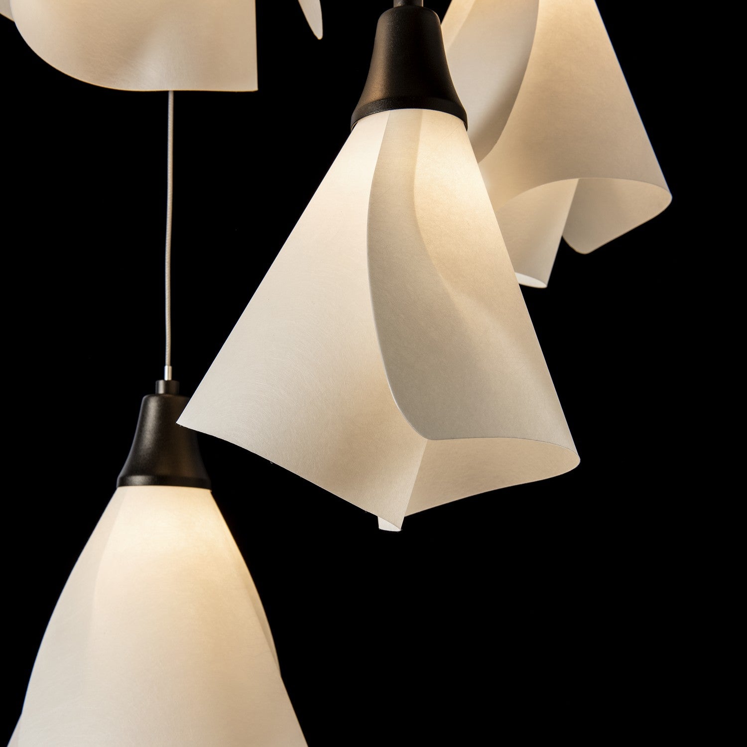 Hubbardton Forge - 131122-SKT-LONG-14-SH1987 - Mobius 5-Light Pendant - Mobius - Oil Rubbed Bronze