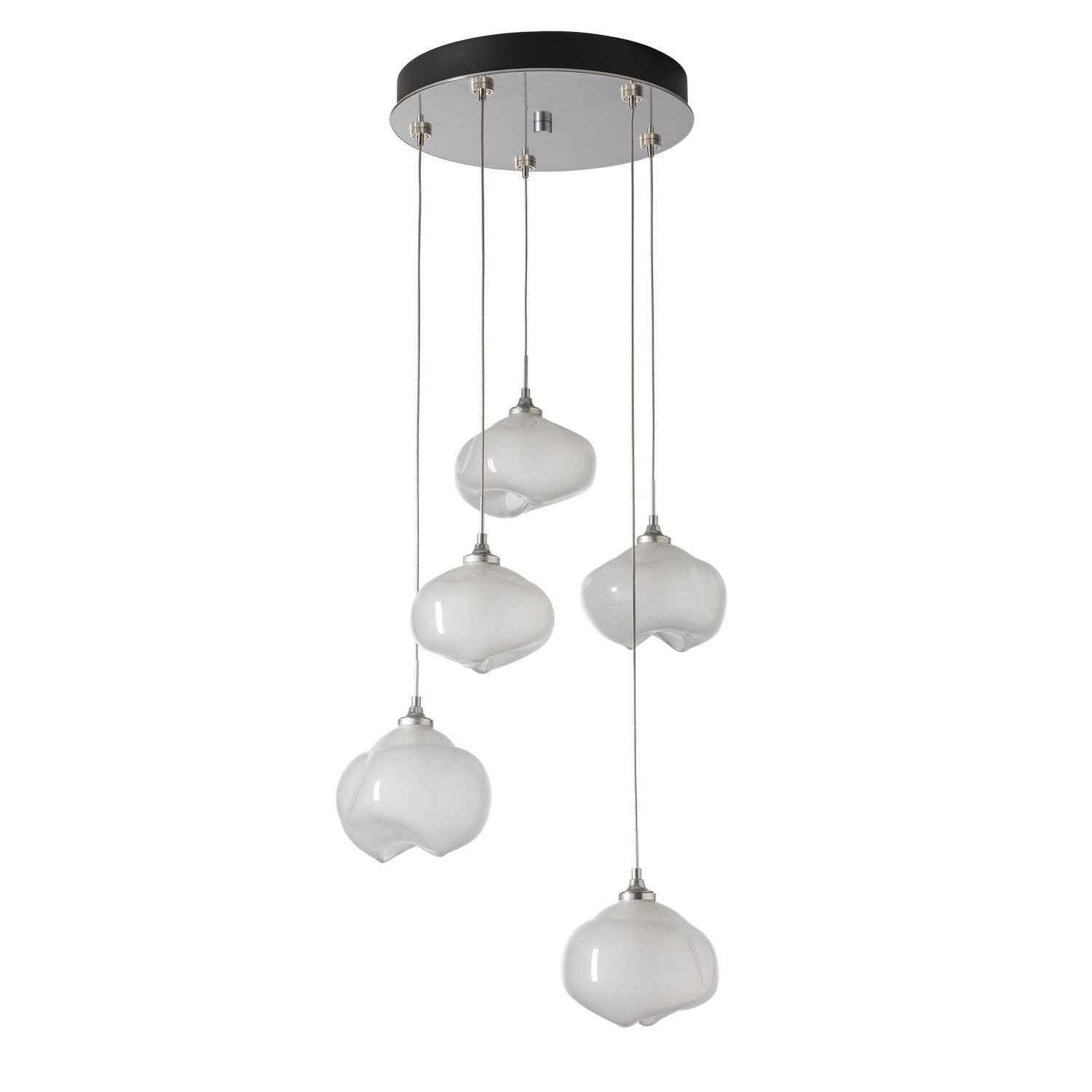Hubbardton Forge - 131123-SKT-LONG-85-FD0710 - Ume 5-Light Pendant - Ume - Sterling