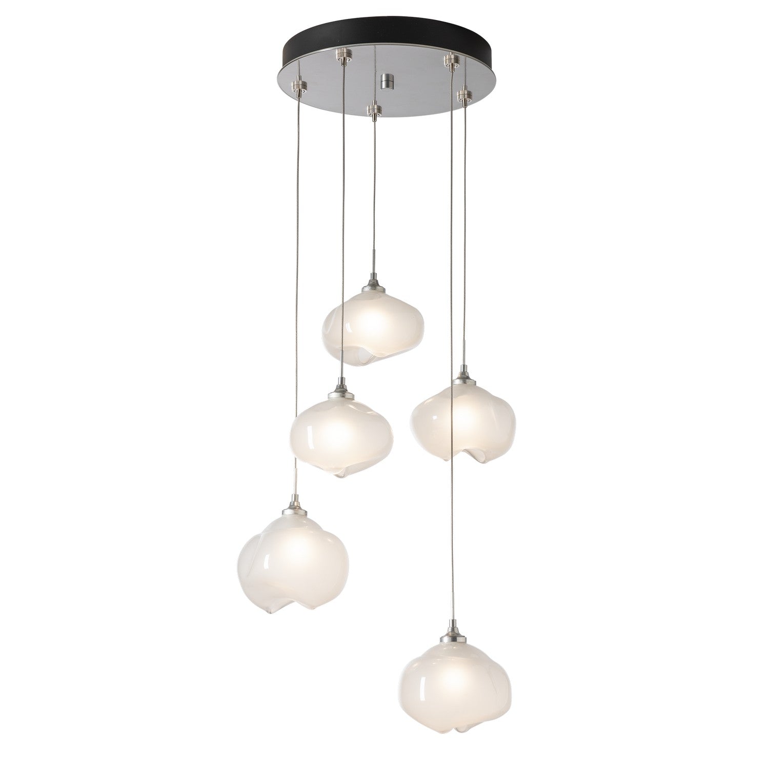 Hubbardton Forge - 131123-SKT-LONG-85-FD0710 - Ume 5-Light Pendant - Ume - Sterling