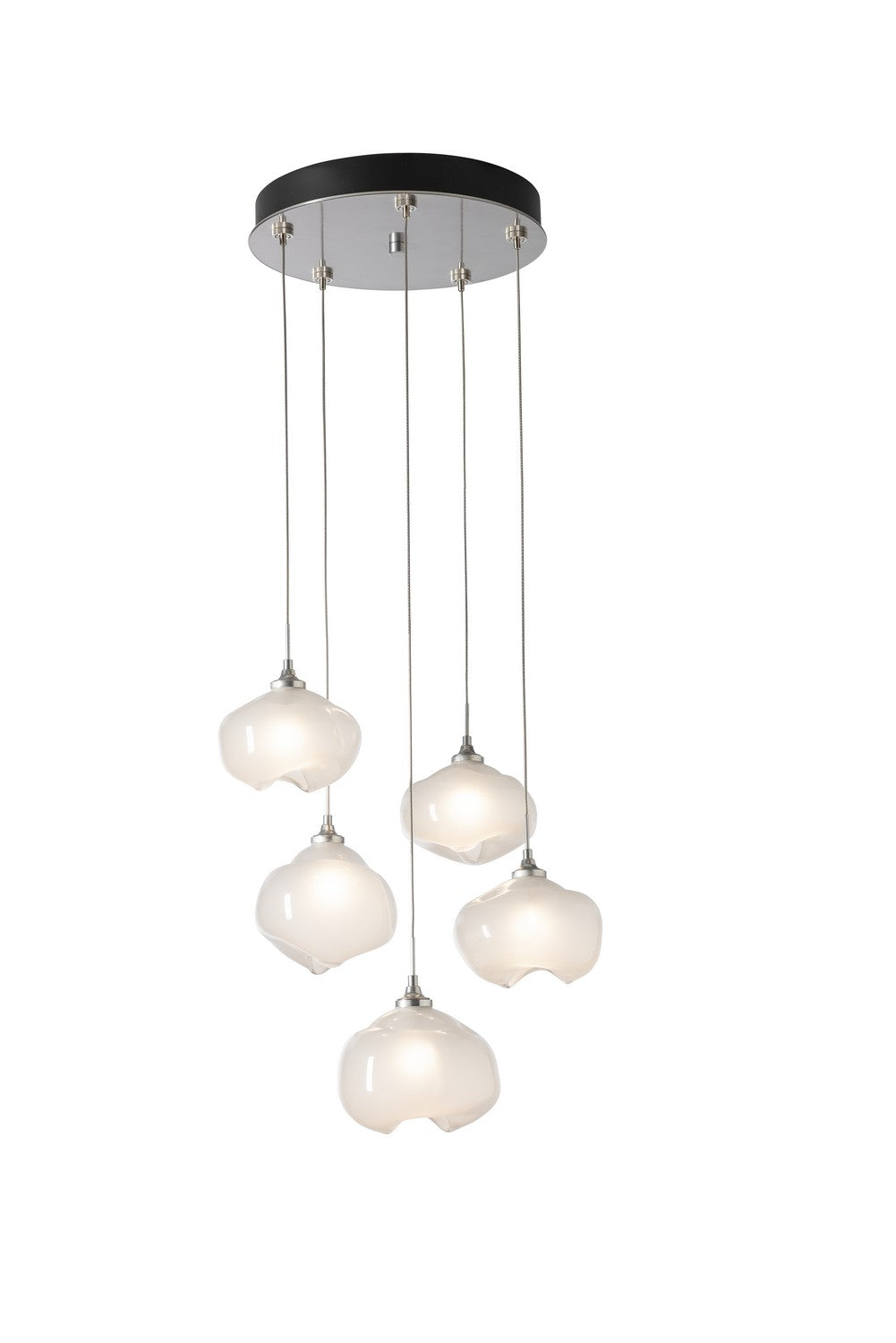 Hubbardton Forge - 131123-SKT-LONG-85-FD0710 - Ume 5-Light Pendant - Ume - Sterling