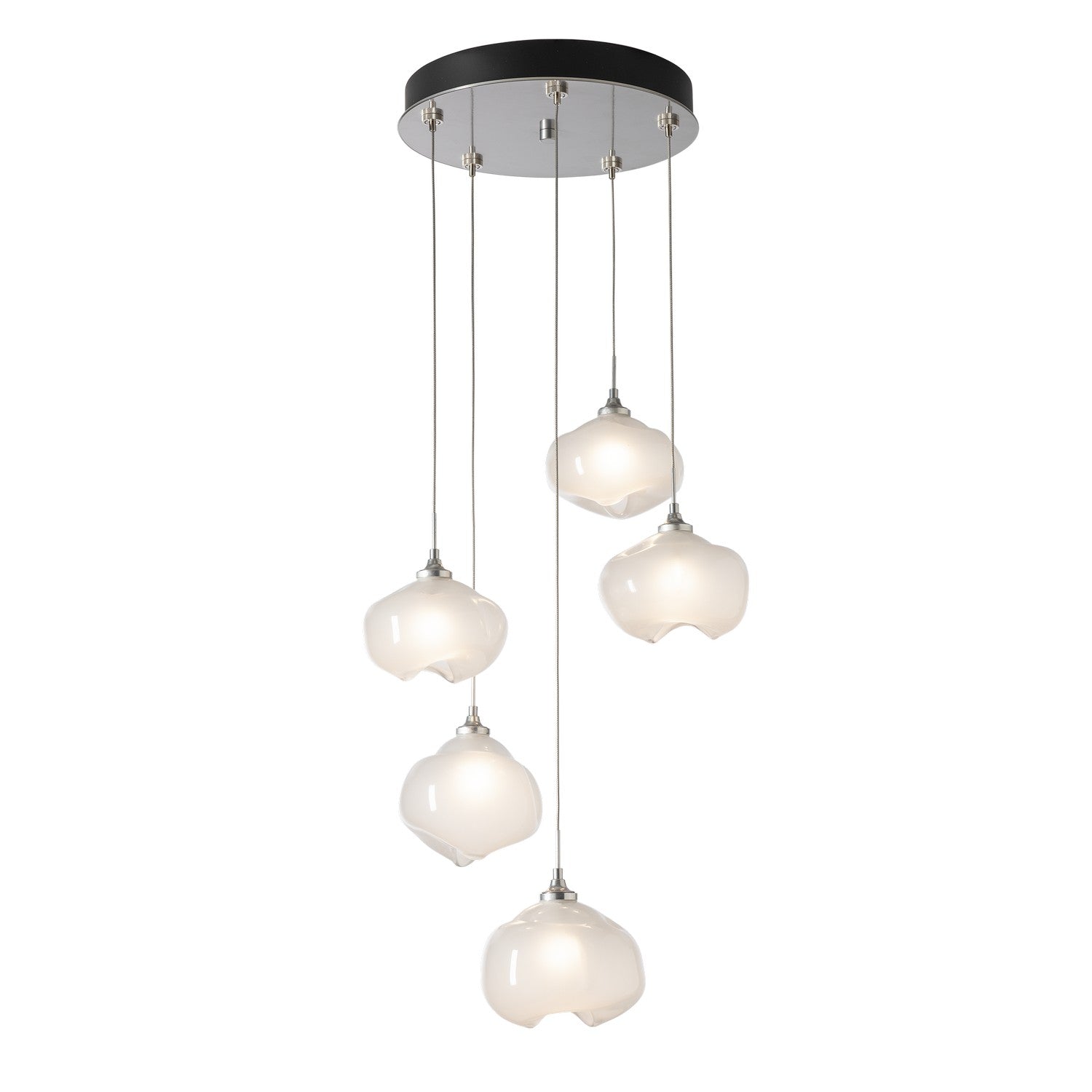 Hubbardton Forge - 131123-SKT-LONG-85-FD0710 - Ume 5-Light Pendant - Ume - Sterling