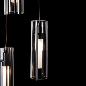Hubbardton Forge - 131124-SKT-STND-10-ZM0065 - LED Pendant - Exos Glass - Black
