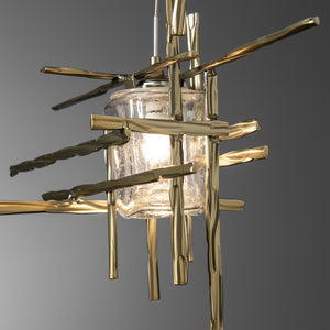 Hubbardton Forge - 131126-SKT-LONG-86-II0728 - LED Pendant - Tura - Modern Brass