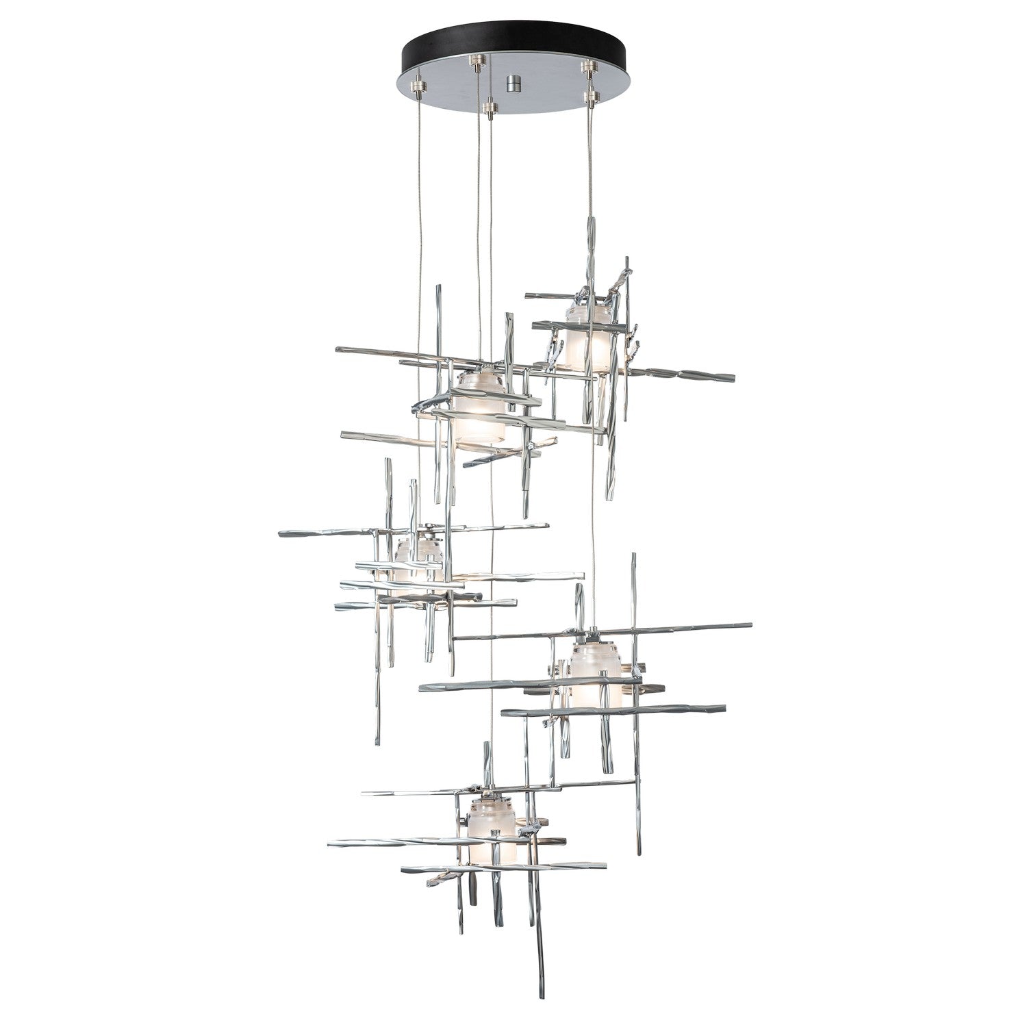 Hubbardton Forge - 131128-SKT-STND-85-YC0305 - LED Pendant - Tura - Sterling