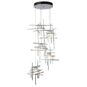 Hubbardton Forge - 131128-SKT-STND-85-YC0305 - LED Pendant - Tura - Sterling