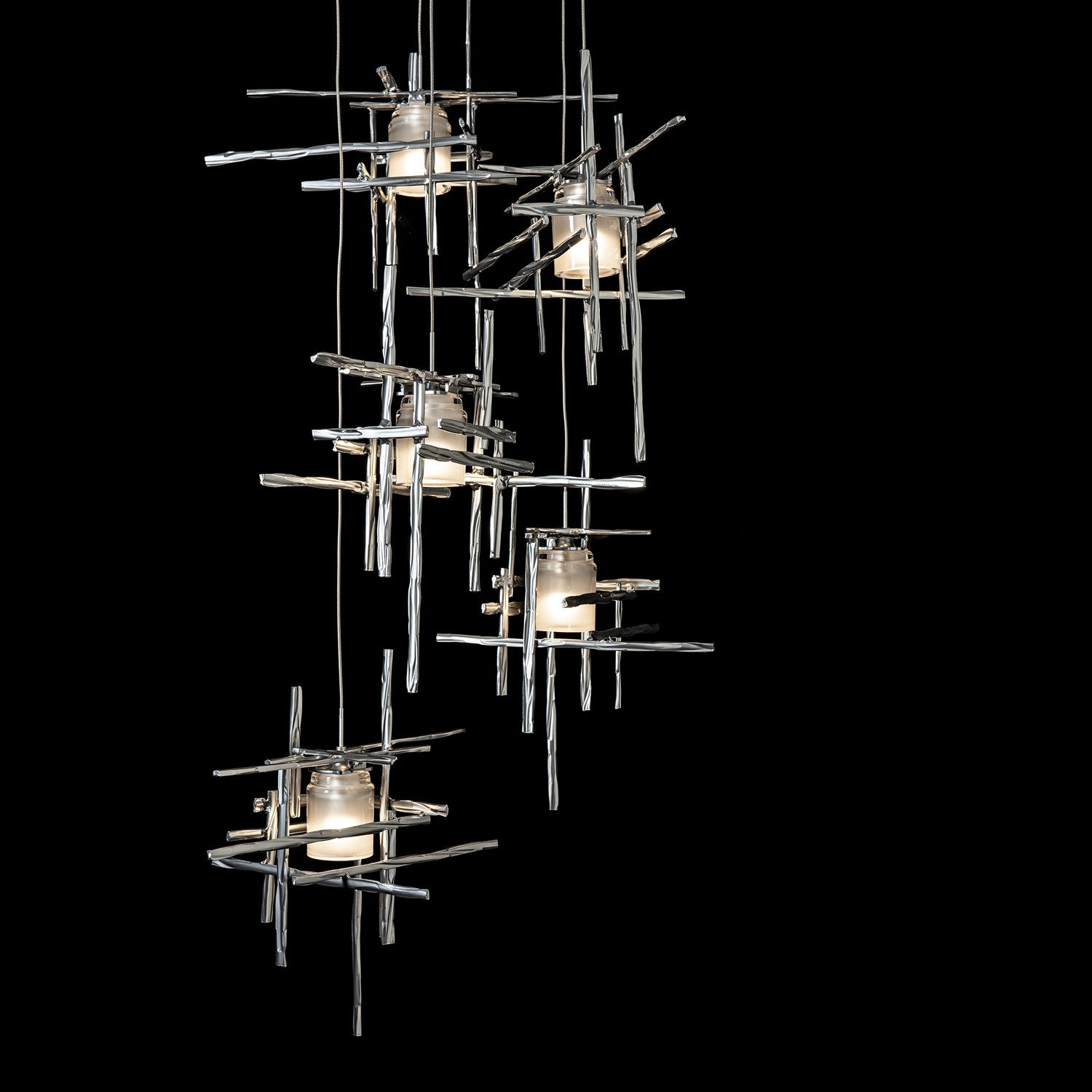 Hubbardton Forge - 131128-SKT-STND-85-YC0305 - LED Pendant - Tura - Sterling