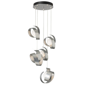 Hubbardton Forge - 131129-SKT-STND-85-GG0711 - LED Pendant - Riza - Sterling