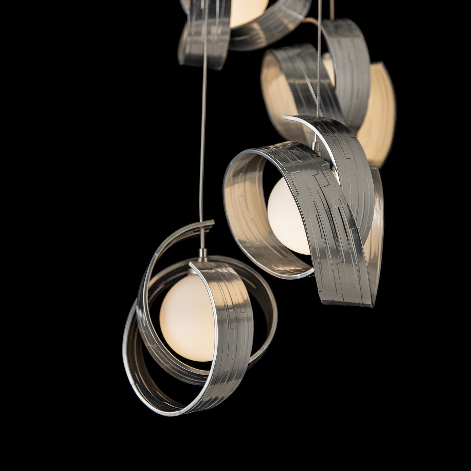 Hubbardton Forge - 131129-SKT-STND-85-GG0711 - LED Pendant - Riza - Sterling