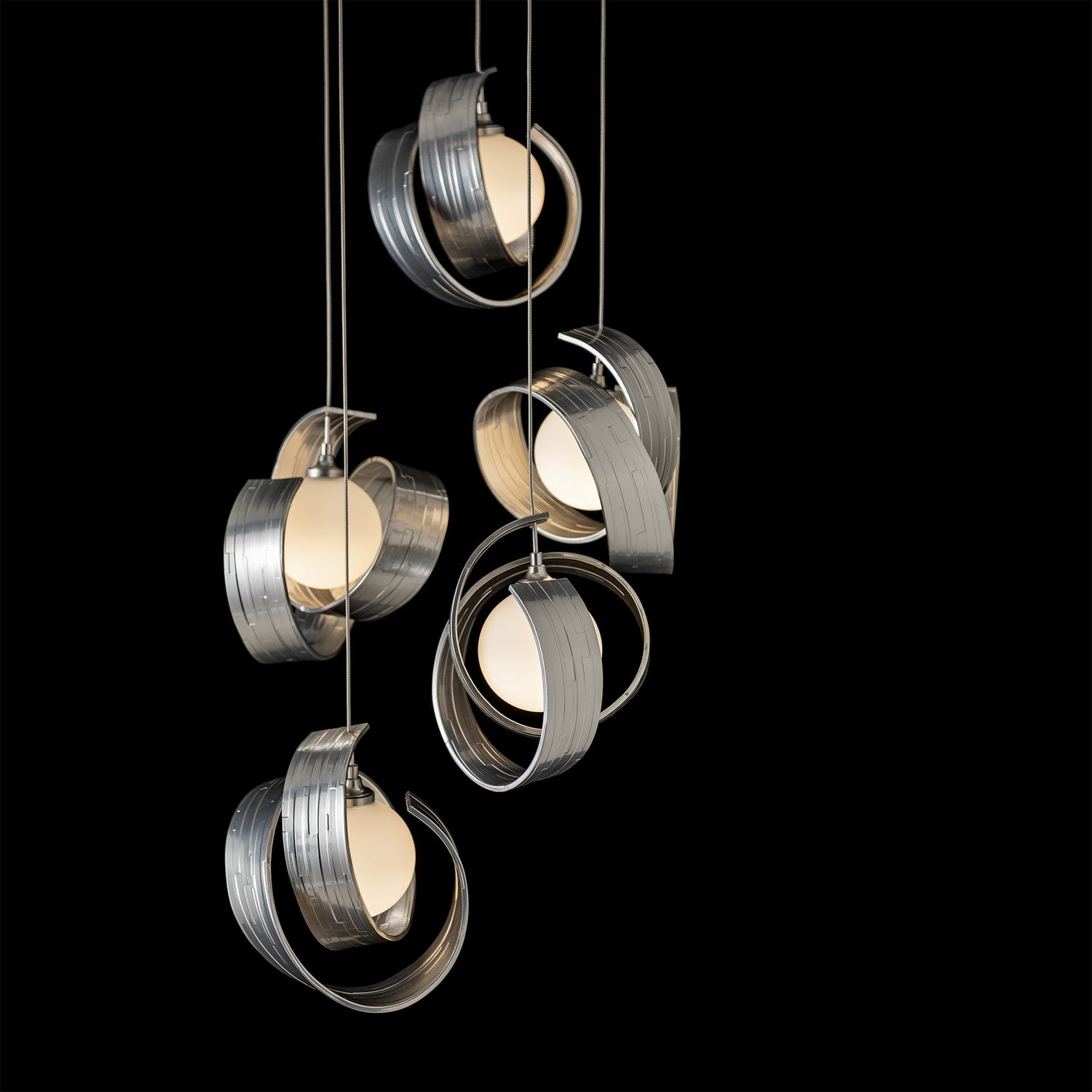 Hubbardton Forge - 131129-SKT-STND-85-GG0711 - LED Pendant - Riza - Sterling