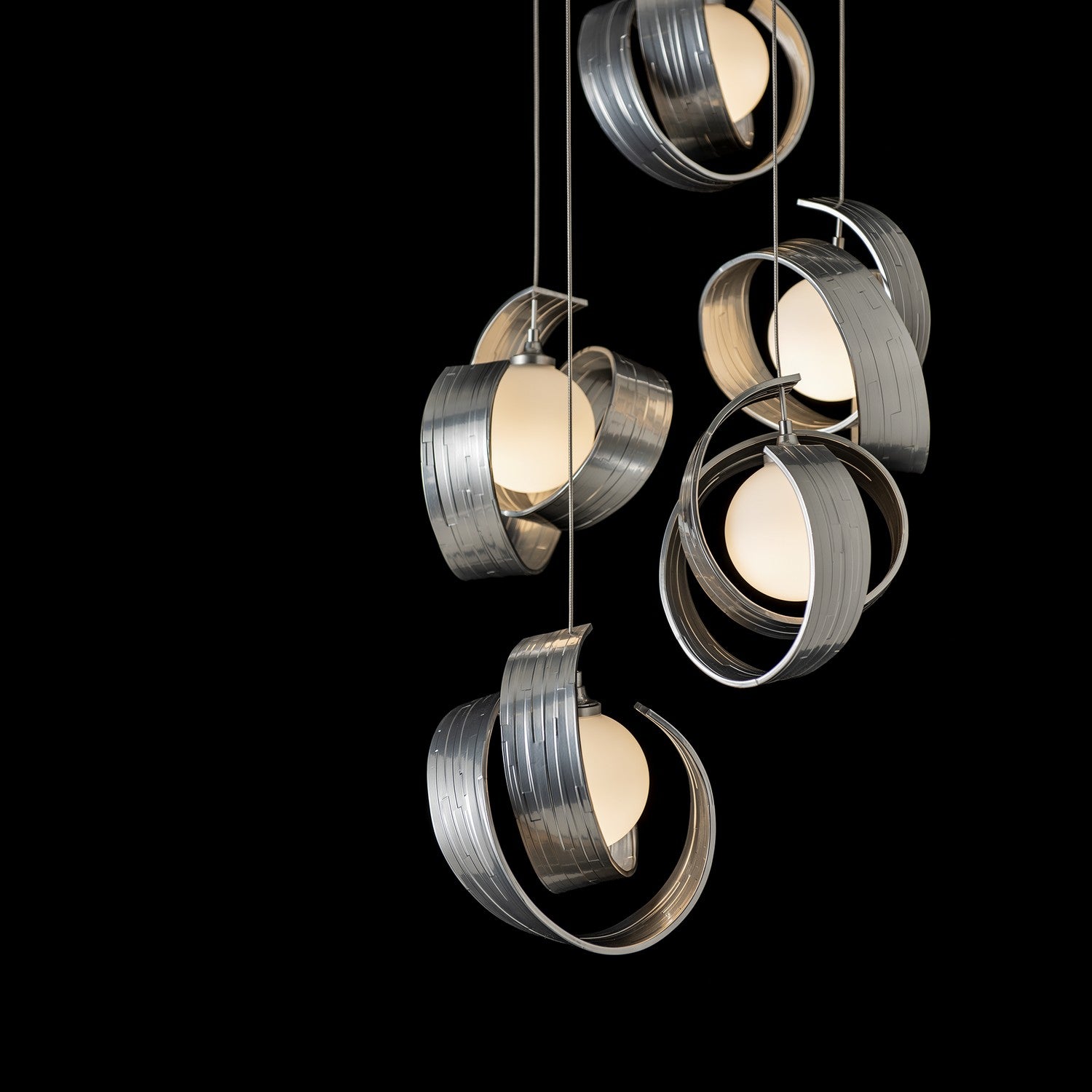 Hubbardton Forge - 131129-SKT-STND-85-GG0711 - LED Pendant - Riza - Sterling