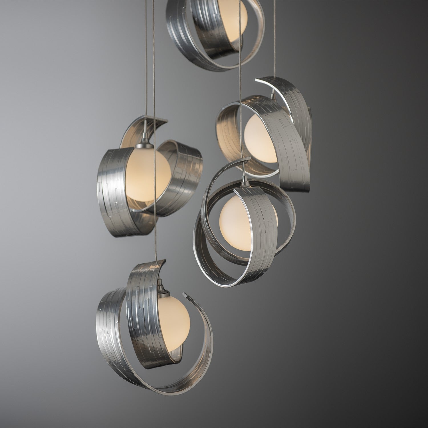 Hubbardton Forge - 131129-SKT-STND-85-GG0711 - LED Pendant - Riza - Sterling