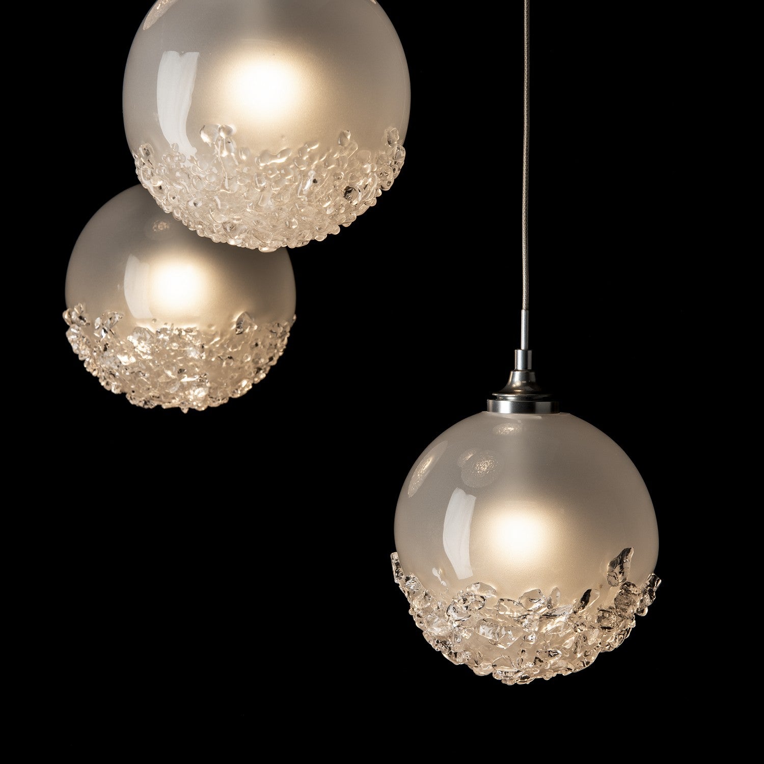 Hubbardton Forge - 131131-SKT-STND-85-FD0750 - LED Pendant - Fritz - Sterling