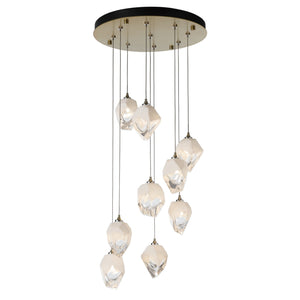 Hubbardton Forge - 131140-SKT-LONG-86-WP0754 - LED Pendant - Chrysalis - Modern Brass