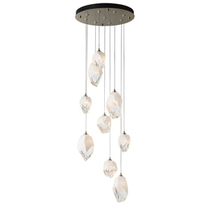 Hubbardton Forge - 131142-SKT-LONG-86-WP0756 - LED Pendant - Chrysalis - Modern Brass