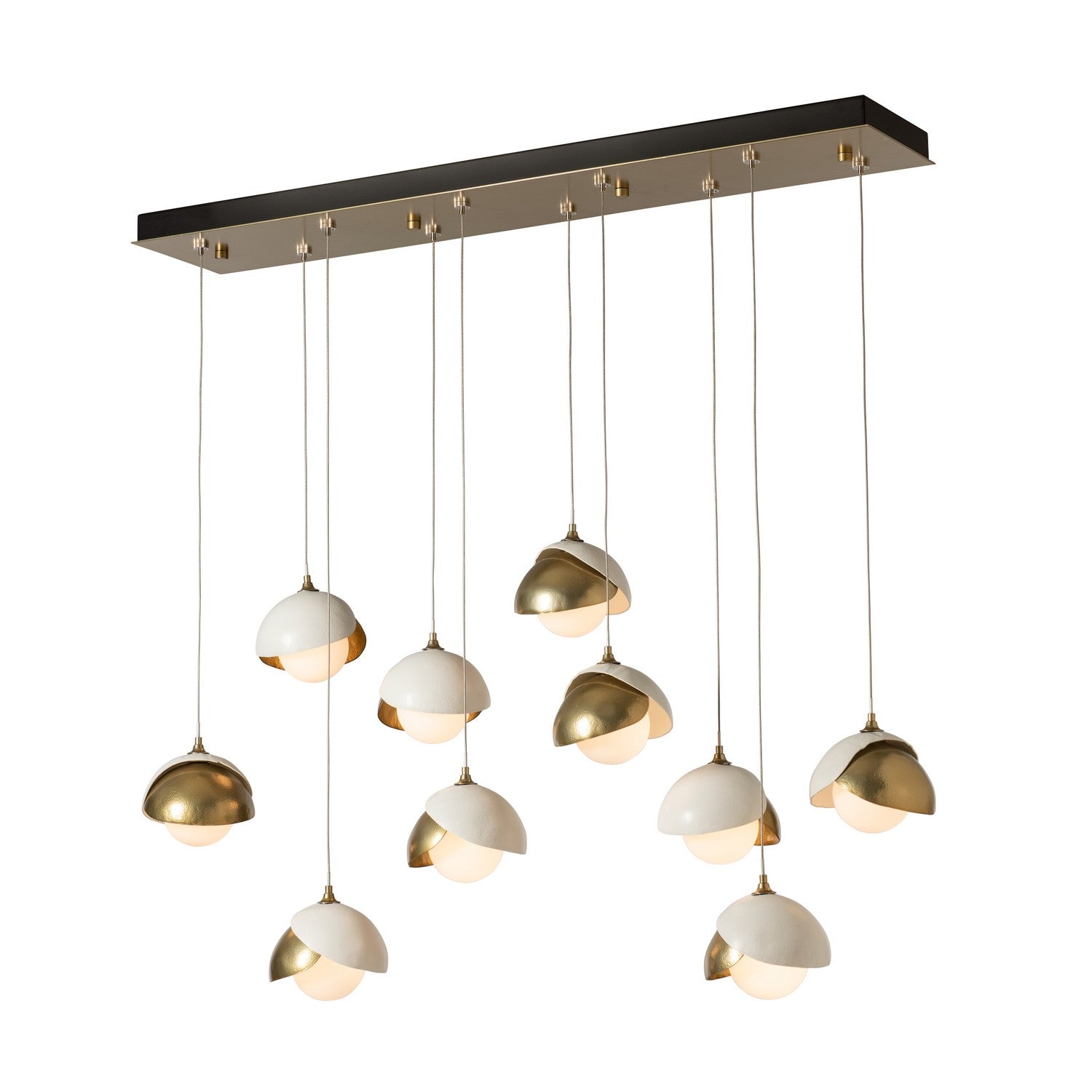 Hubbardton Forge - 131205-SKT-STND-86-02-GG0711 - LED Pendant - Brooklyn - Modern Brass