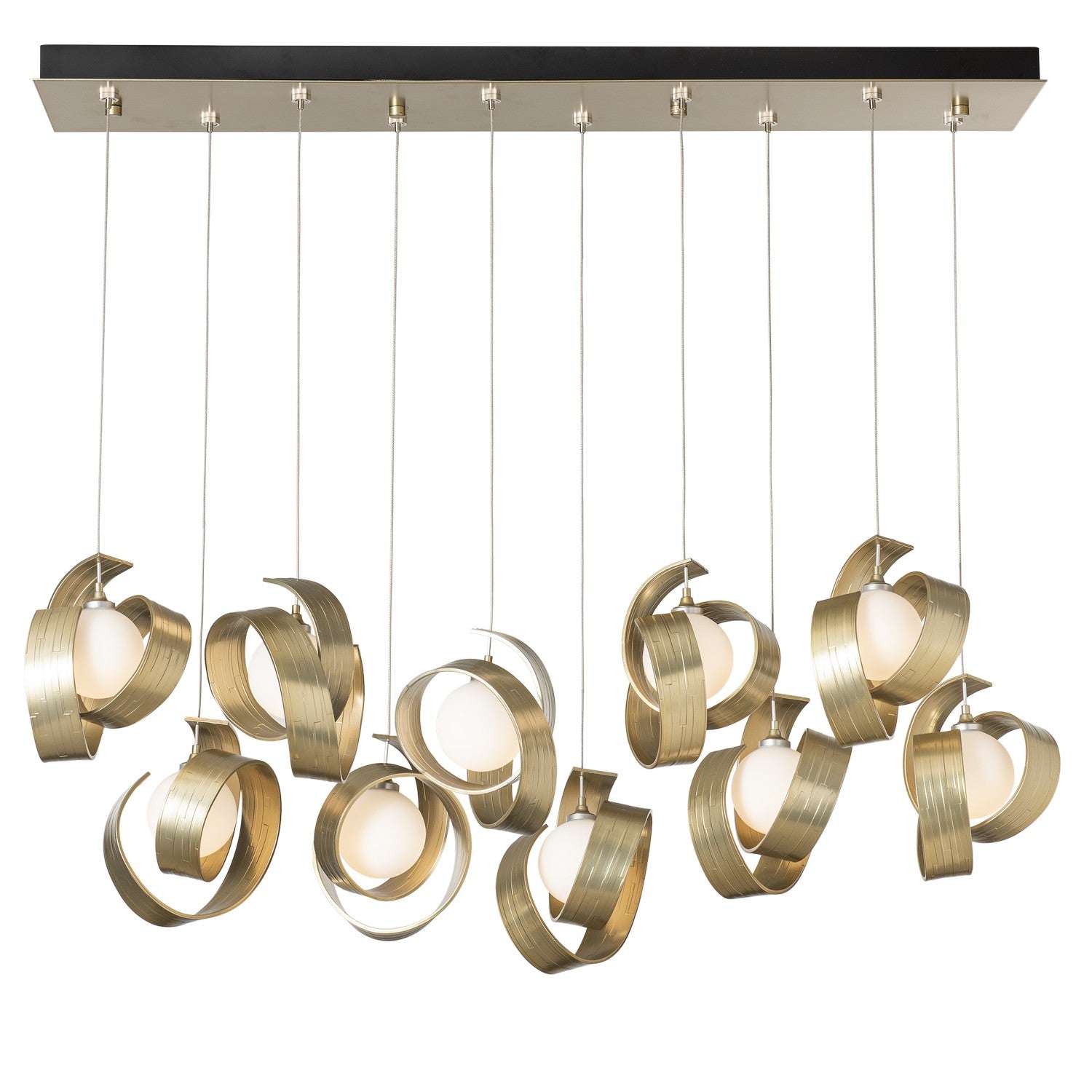 Hubbardton Forge - 131208-SKT-STND-86-GG0711 - LED Pendant - Riza - Modern Brass