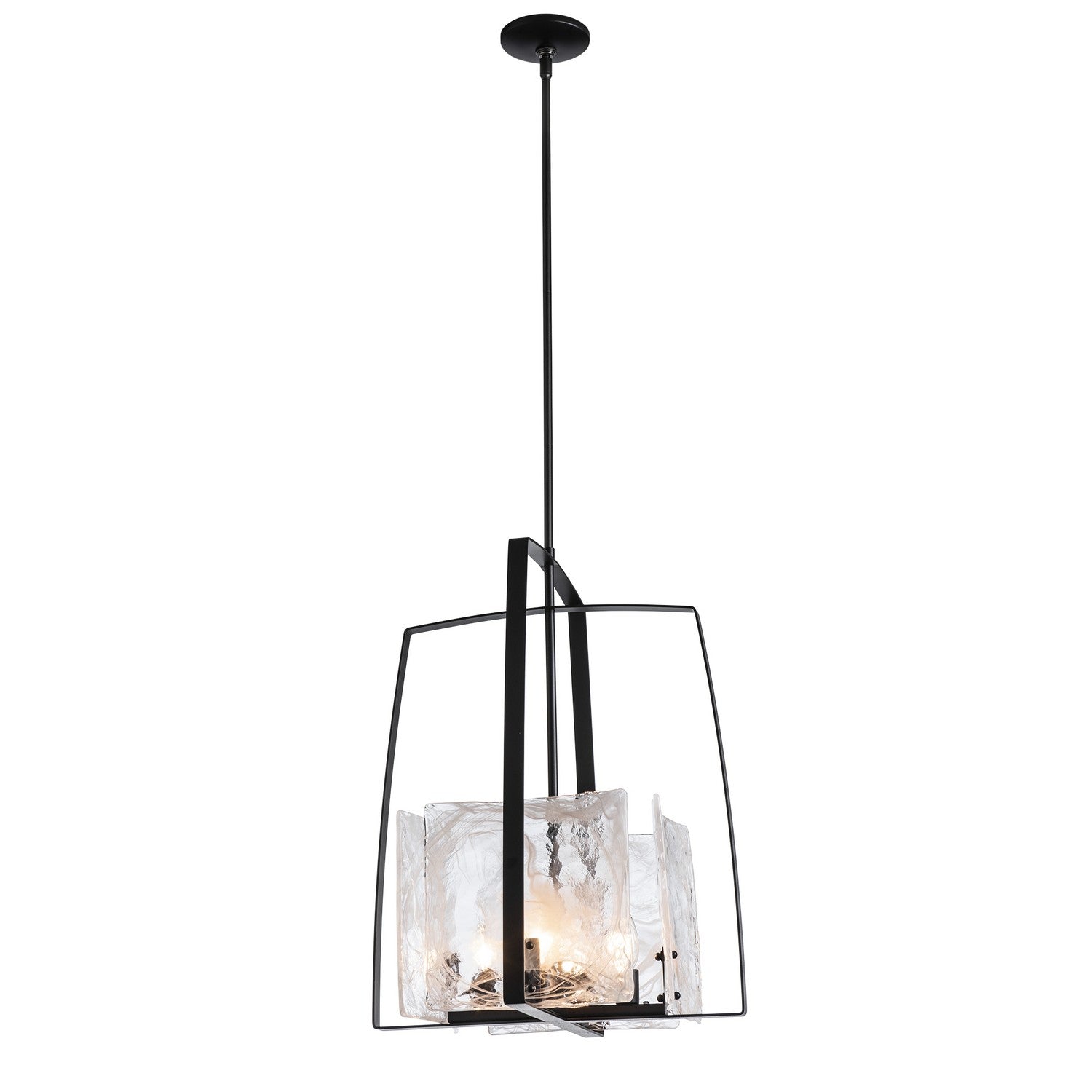 Hubbardton Forge - 131310-SKT-MULT-10-YR0699 - Four Light Pendant - Arc - Black