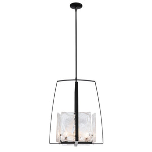 Hubbardton Forge - 131310-SKT-MULT-10-YR0699 - Four Light Pendant - Arc - Black