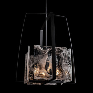 Hubbardton Forge - 131310-SKT-MULT-10-YR0699 - Four Light Pendant - Arc - Black