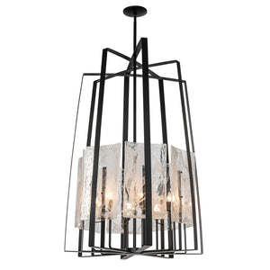 Hubbardton Forge - 131313-SKT-MULT-10-YR0729 - Eight Light Pendant - Arc - Black