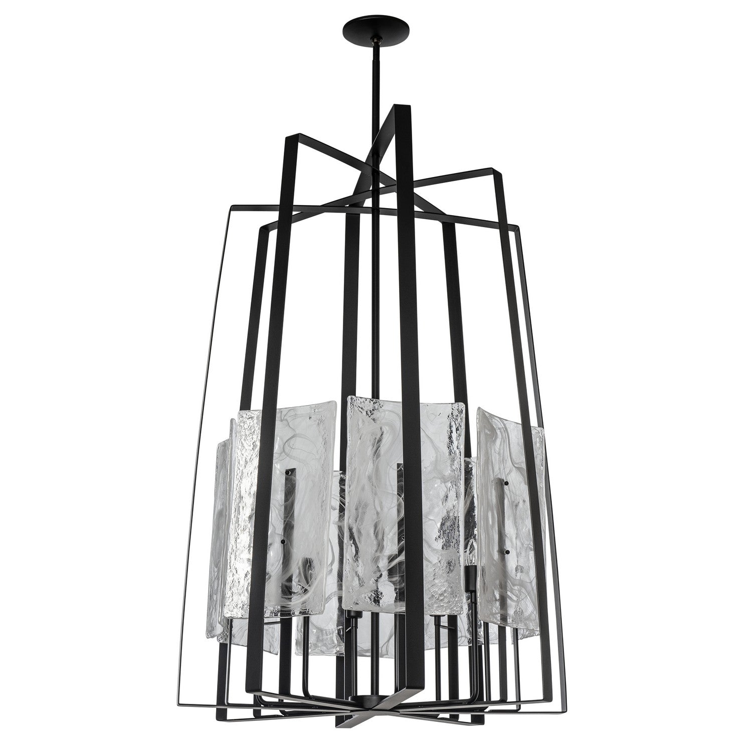 Hubbardton Forge - 131313-SKT-MULT-10-YR0729 - Eight Light Pendant - Arc - Black