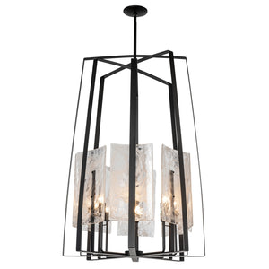 Hubbardton Forge - 131313-SKT-MULT-10-YR0729 - Eight Light Pendant - Arc - Black