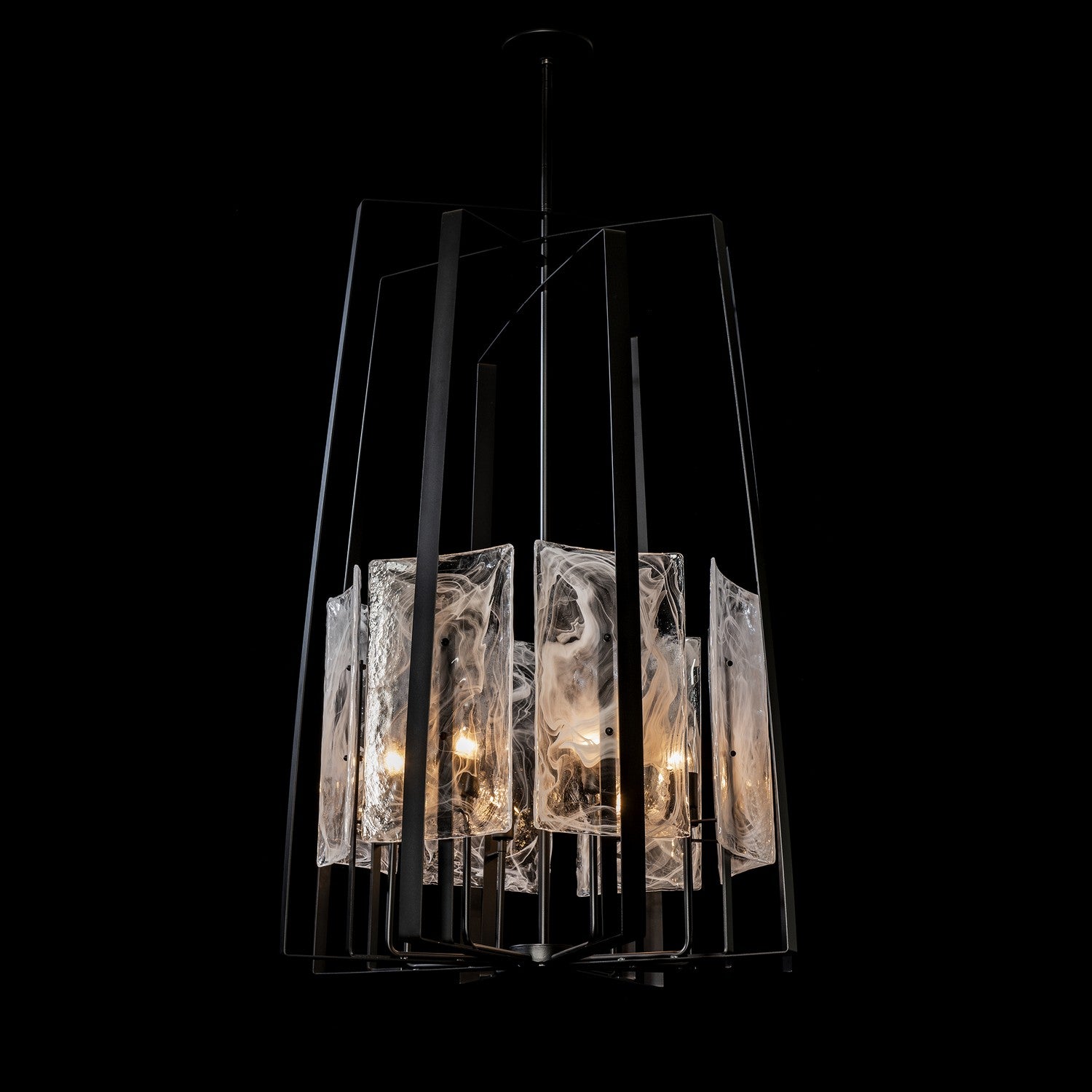 Hubbardton Forge - 131313-SKT-MULT-10-YR0729 - Eight Light Pendant - Arc - Black