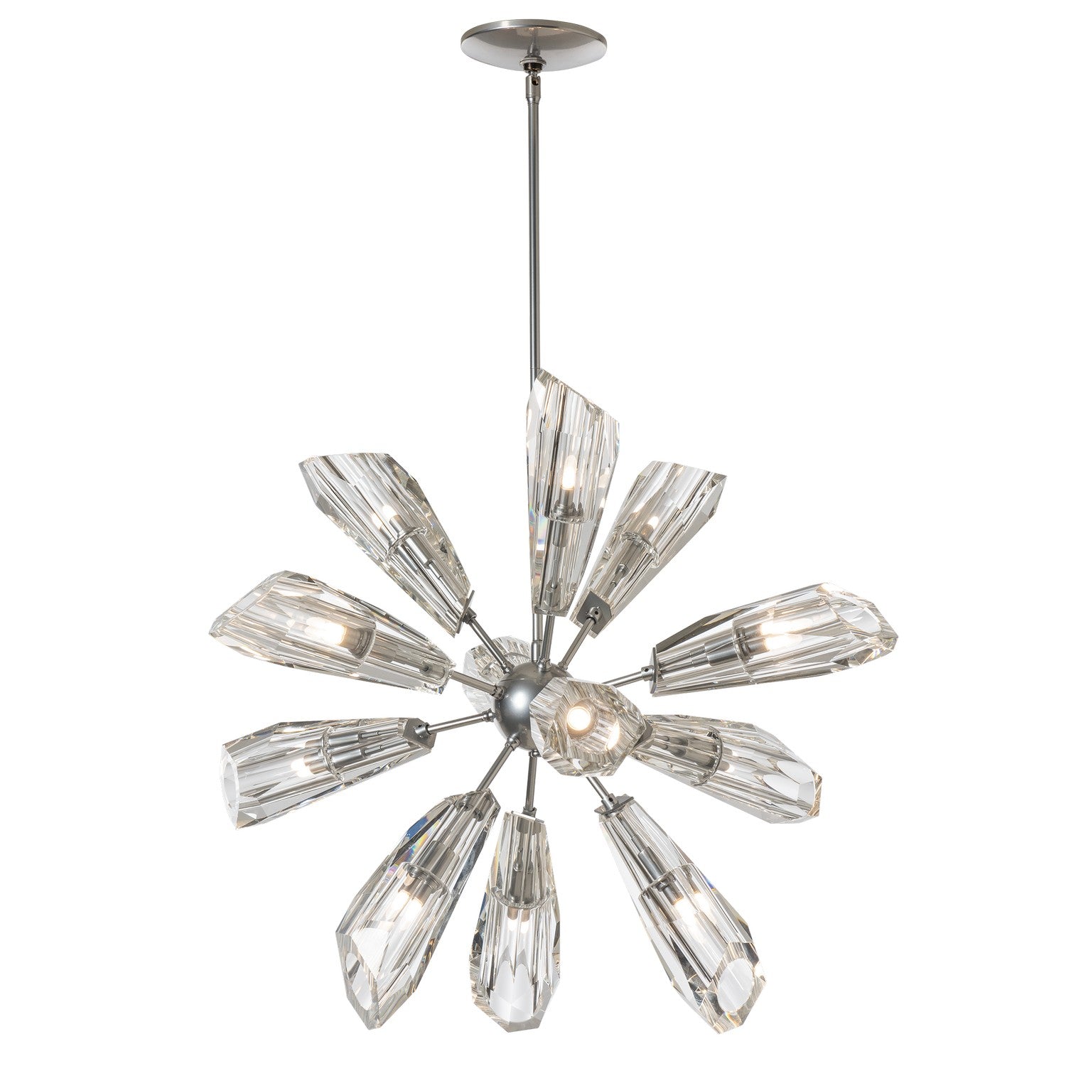 Hubbardton Forge - 131321-SKT-MULT-85-CR - Luma 12-Light Starburst Pendant - Luma - Sterling