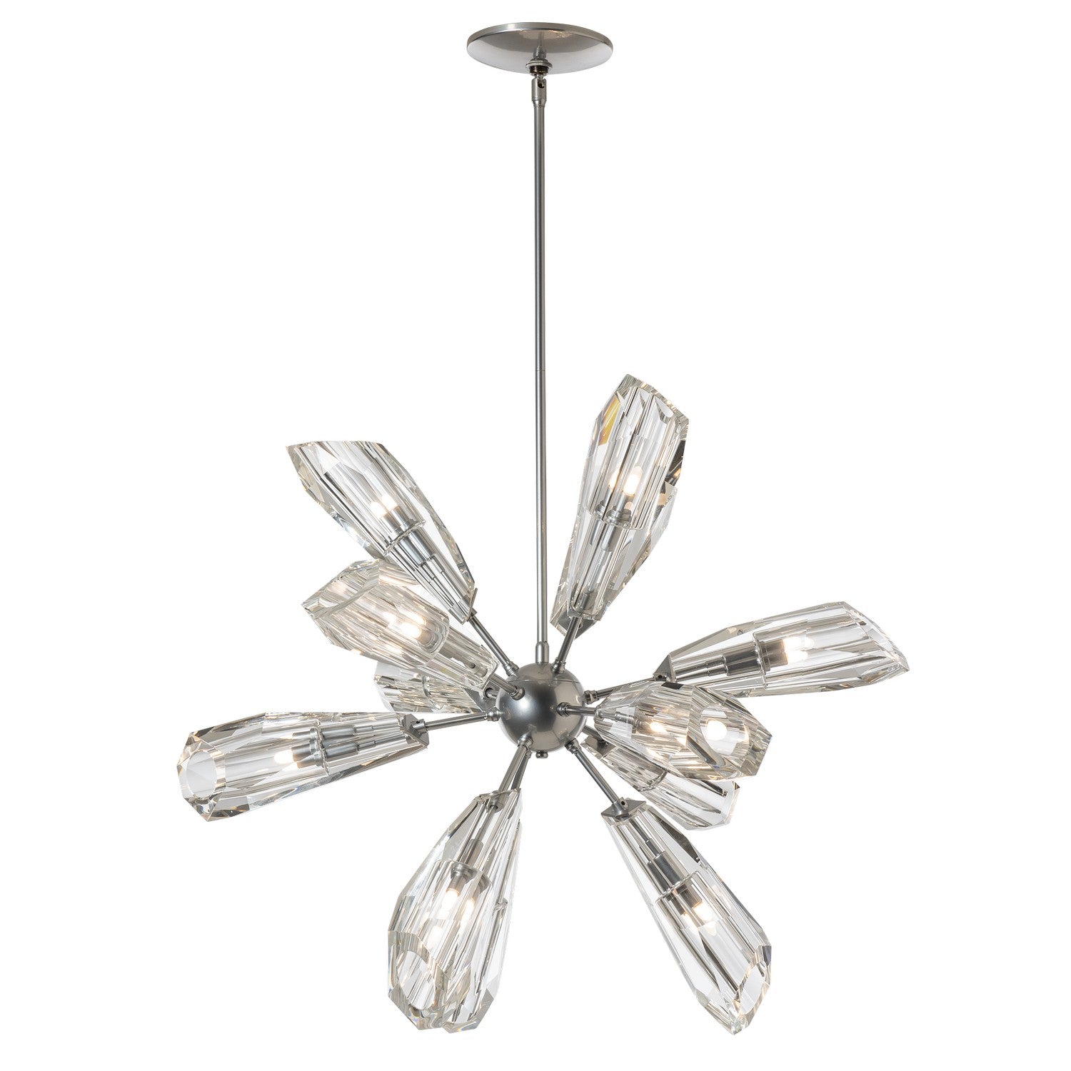 Hubbardton Forge - 131321-SKT-MULT-85-CR - Luma 12-Light Starburst Pendant - Luma - Sterling