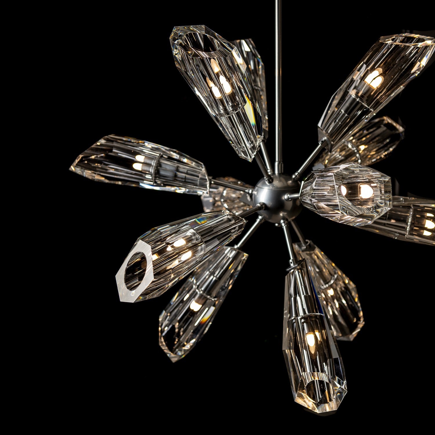 Hubbardton Forge - 131321-SKT-MULT-85-CR - Luma 12-Light Starburst Pendant - Luma - Sterling