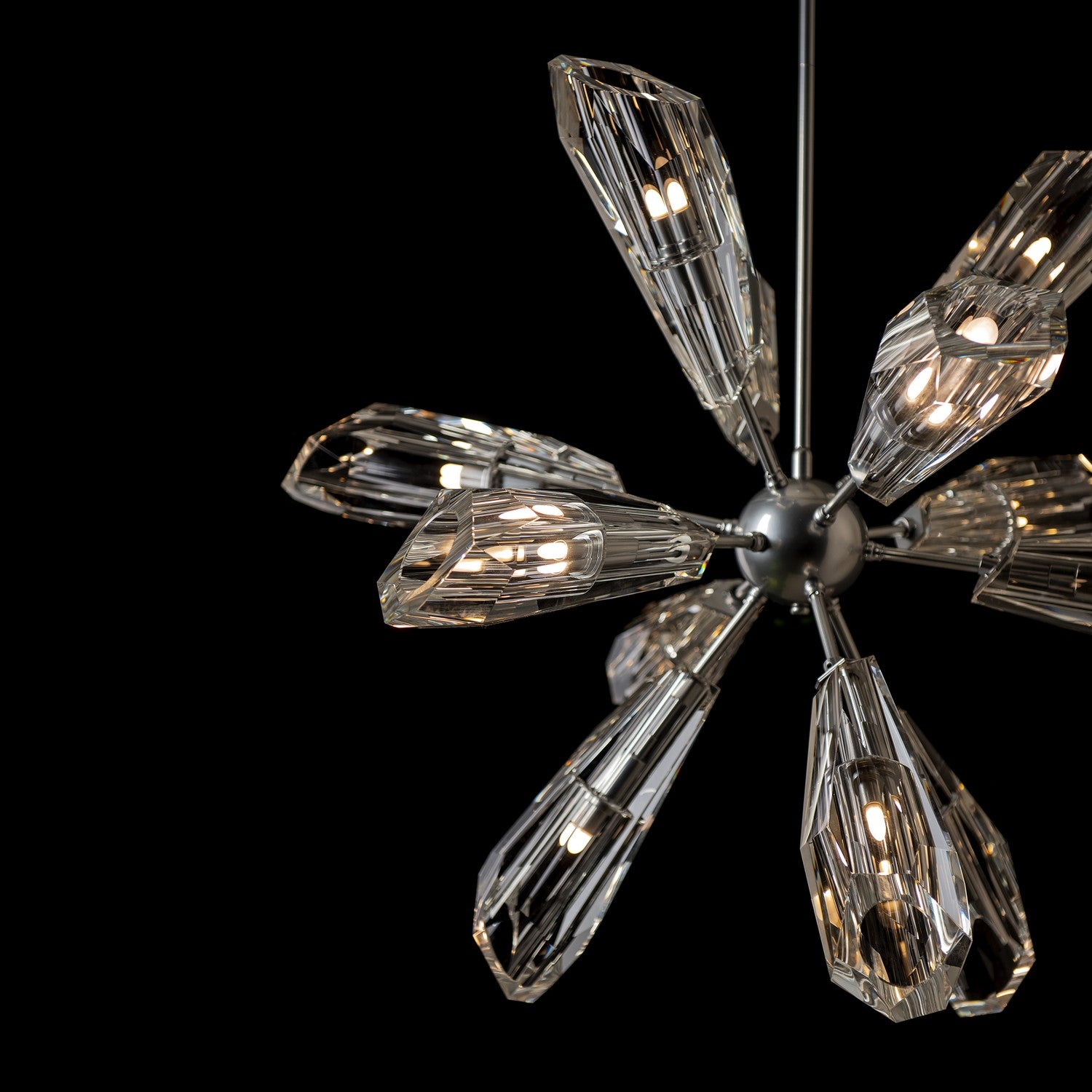 Hubbardton Forge - 131321-SKT-MULT-85-CR - Luma 12-Light Starburst Pendant - Luma - Sterling