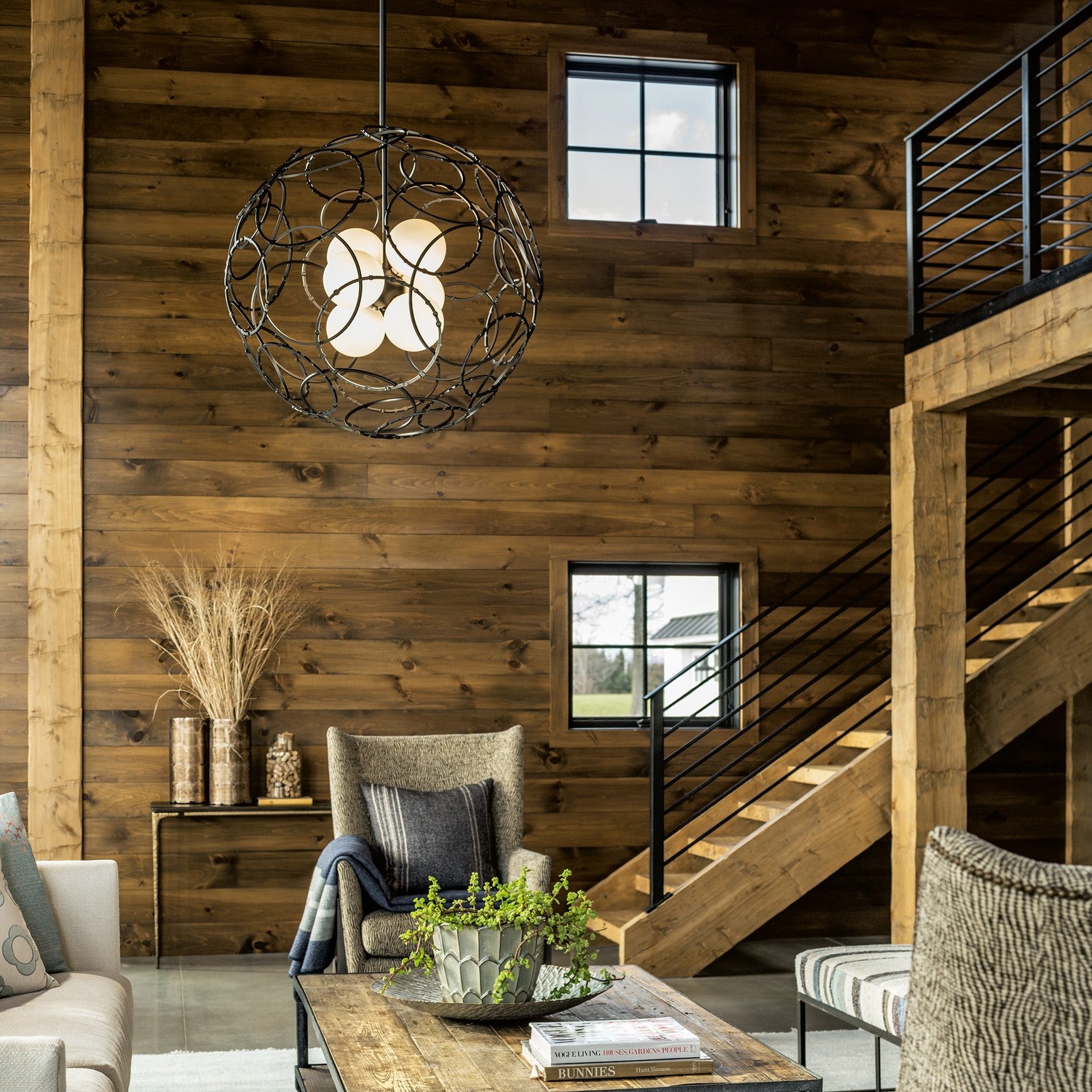 Hubbardton Forge - 131602-SKT-MULT-10-GG0677 - Olympus Orb Pendant - Olympus - Black
